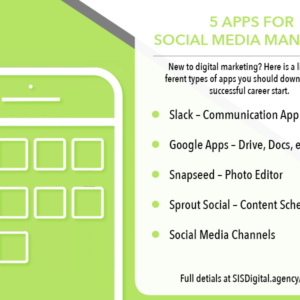 5 apps you need as a social media manager